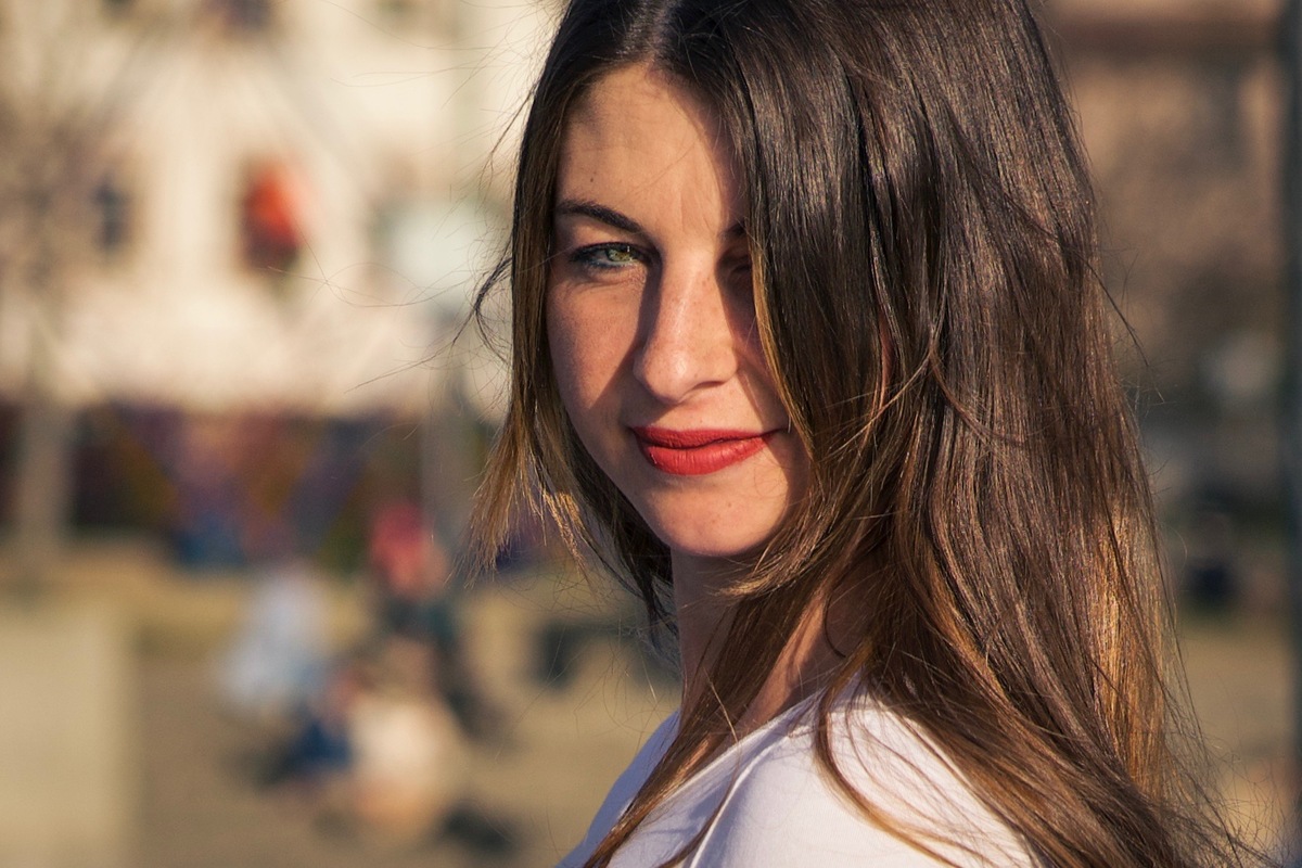 Portrait einer sch�nen Frau in Allensbach