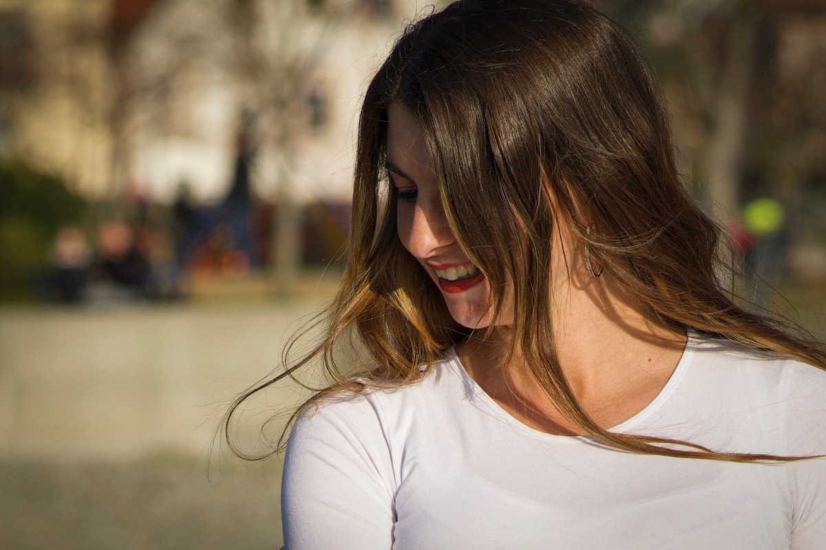 Portrait einer sch�nen Frau in Allensbach